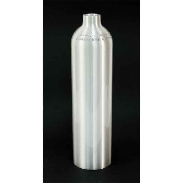 Aluminium Tauchflasche 3 Liter ohne Ventil mit Konformitätserklährung