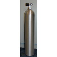 Aluminium diving cylinder 5.7 litres (40cuf), 207 bar...