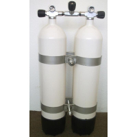 Double pack 8.5 liters 232bar 140mm with lockable bridge...