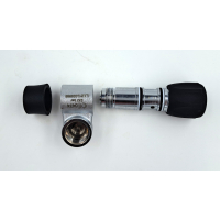 Second outlet diving cylinder valves compressed air 232bar, rotatable under pressure