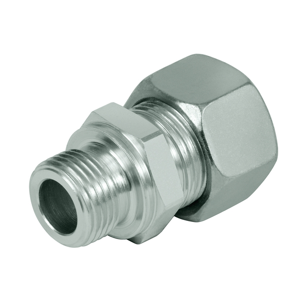 Straight cutting ring screw-in fitting heavy series GE-S8-G1/4"