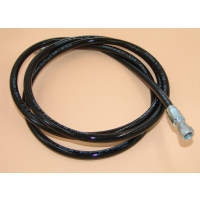High pressure hose 4m oxygen compatible up to 415bar with connections G1/4" union nut