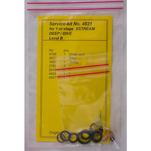 Service kit for 1st stage Xstream B Deep 180 by Poseidon