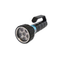 Diving lamp Tritone 6 x 3 Watt LED 2400 Lumen luminosity and 100m waterproof