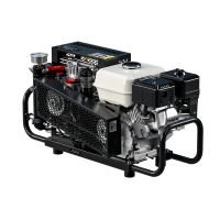 Atemluftkompressor 100 l/min 200/300 bar mit Verbrennungsmotor