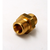 Double threaded nipple G 1/4 -G 1/4 internal sealing cone 60 degree light version Working pressure up to 16 bar