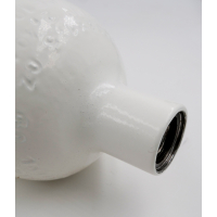 Steel cylinder / diving cylinder 1.5 liters 200 bar 83mm M18x1.5mm without valve white