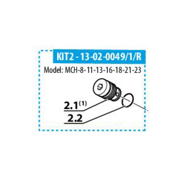 KIT Ventil 2. Stufe MCH 8-11-13-16-18-21-23 (KIT VALV.SCAR.2° STAD. MCH13/16)