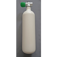 Tauchflasche 2 Liter 232bar komplett mit Ventil Flaschenhalsgewinde M25x2