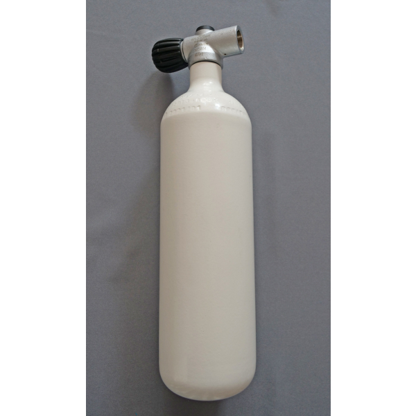 Tauchflasche 2 Liter 300bar komplett mit Ventil Flaschenhalsgewinde M25x2mm