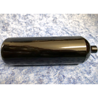 Stahlflasche / Tauchflasche 5 Liter 300 bar 140mm M25x2 ohne Ventil schwarz