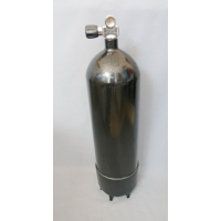 Steel bottle / diving bottle 10 liter 232 bar 171mm...