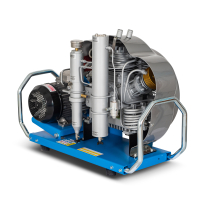 Atemluftkompressor MCH11/EM SMART Füllleistung 195 l/min. 230V 50 Hz. 330bar