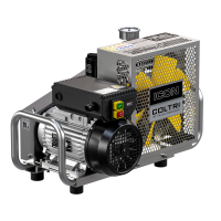Atemluftkompressor 90 l/min E-Motor 230 V 300bar Edelstahlgehäuse