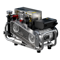 Atemluftkompressor 90 l/min E-Motor 230 V 330bar Edelstahlgehäuse
