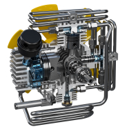 Atemluftkompressor 100 l/min 300 bar Compact 400V