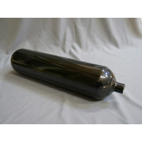 Stahlflasche Tauchflasche 2 Liter 300 bar 100mm ohne Ventil schwarz 