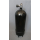 Tauchflasche 12 Liter 230bar komplett mit Ventil und Standfuss 178mm schwarz