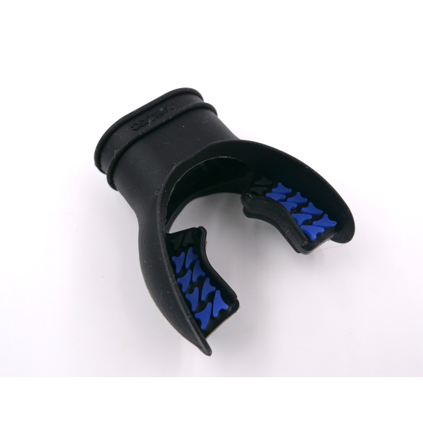 Mouthpiece silicone "Shark" black/blue