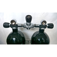 Double pack 5 liters 200bar compressed air with lockable...