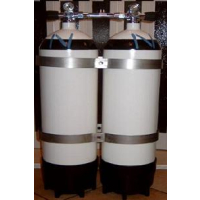 Double pack 20 liters 232bar compressed air with lockable...