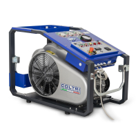 Breathing air compressor MCH13 ERGO Filling capacity 235 l/min. 400V 50 Hz. 330bar