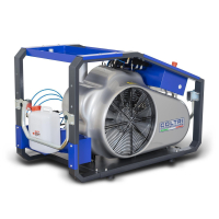 Breathing air compressor MCH16 ERGO Filling capacity 315 l/min. 400V 50 Hz. 232bar