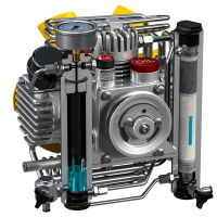 Breathing air compressor ICON LSE 100 l/min E-motor 230V 330bar 50Hz (MCH6) auto stop