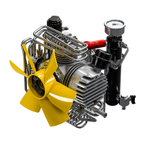 Breathing air compressor ICON LSE 100 l/min E-motor 230V 330bar 50Hz (MCH6) Autodrain