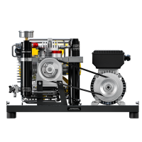 Atemluftkompressor MINI COMPACT 100 l/min E-Motor 230V 232bar 50Hz (MCH6 COMPACT) nein