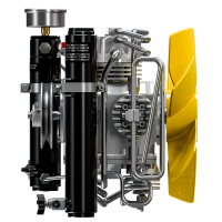 Kompressorblock MCH6 ICON GP100 Pumping Group mit Filter und Separator