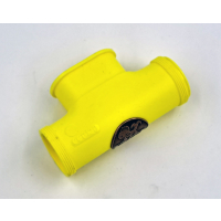 Mundstücksrohr aus Kunstoff für Cyklon zweite Stufe gelb