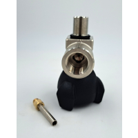 Industrial valve with pressure gauge 300bar compressed air M18x1,5mm S.O.S.