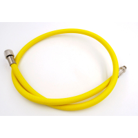 Diveflex medium pressure hose 100cm yellow