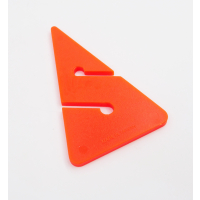 Richtungspfeil, line marker Dreieckig farbig orange