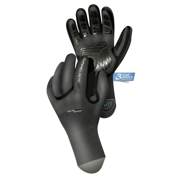 5mm Neoprene Seamless Finger Gloves - seamless Size M