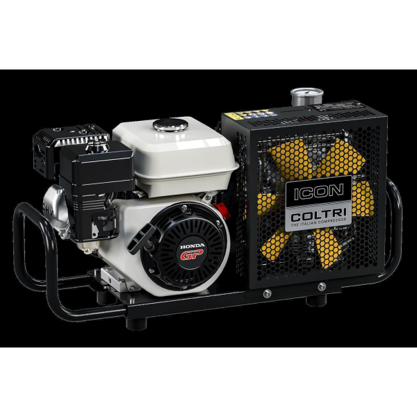Atemluftkompressor 100 l/min 300 bar mit Verbrennungsmotor Honda Endabschaltung