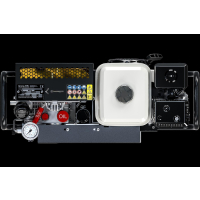 Atemluftkompressor 100 l/min 330 bar mit Verbrennungsmotor Honda Digital hour-tacho meter