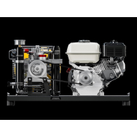 Atemluftkompressor MCH6 Compakt 100 l/min 232 bar mit Verbrennungsmotor Honda Digital hour-tacho meter