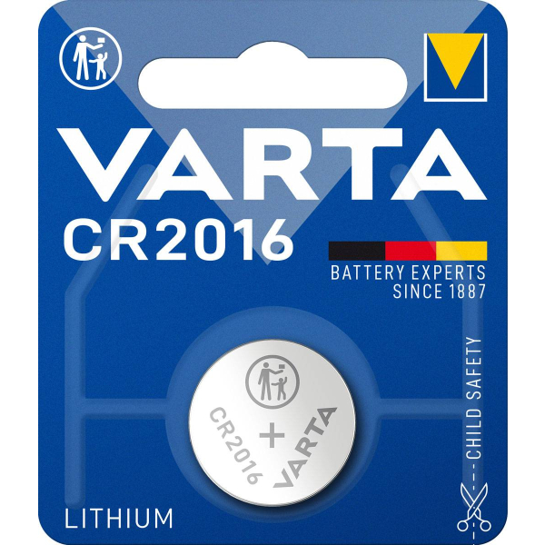 Batterie Knopfzelle Lithium CR2016 3V