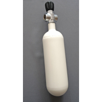 Tauchflasche 1 Liter 200bar komplett mit Ventil SH-Ventil Nitrox M26x2