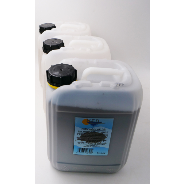 Refill set of activated carbon and molecular sieve in a 5 liter canister