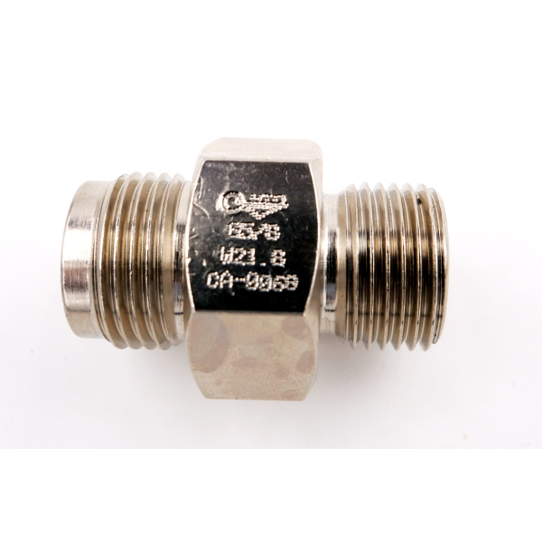 Thread adapter compressed air G 5/8" male thread - inert gas W21.8 male thread