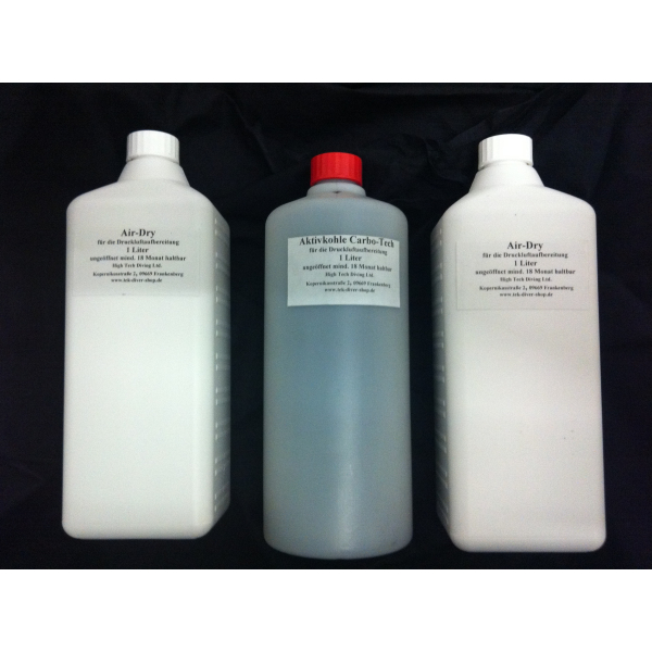 Refill set consisting of 1x1 liter activated carbon and 2x1 liter molecular sieve