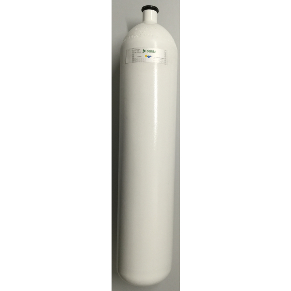 Stahlflasche / Tauchflasche 7 Liter 300 bar 140mm Breathing Apparatus ohne Ventil
