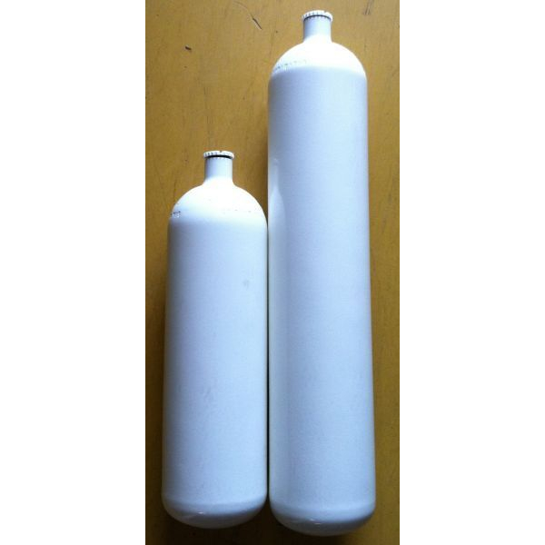 Stahlflasche / Tauchflasche 3 Liter 300 bar 100mm Breathing Apparatus ohne Ventil