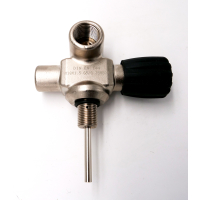 Diving cylinder valve compressed air expandable 300bar M18x1,5 right bridge valve