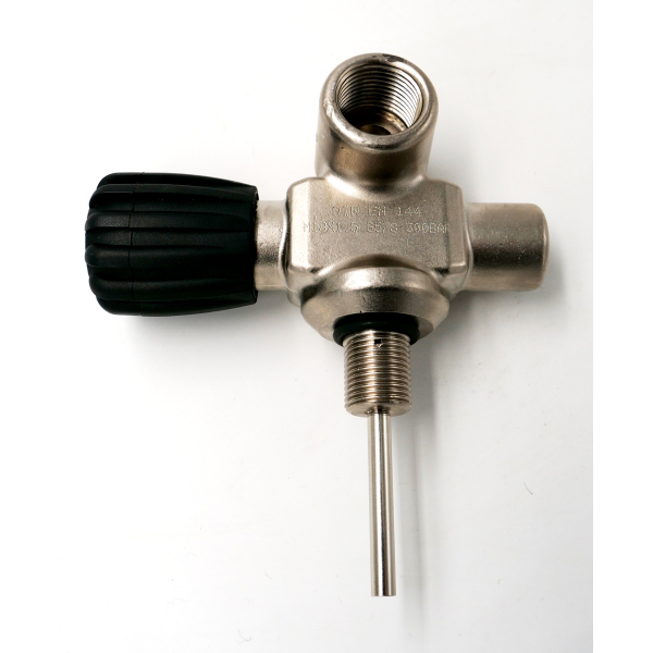 Diving cylinder valve compressed air expandable 300bar left bridge valve M18x1,5