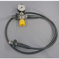 Overflow hose for compressed air up to 400 bar, with...